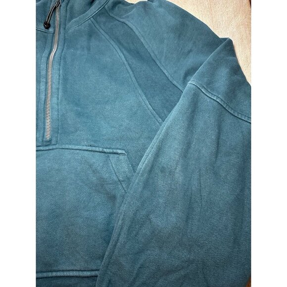 Lululemon Scuba Oversized Half-Zip Hoodie Green Jasper Size XS/Small - Picture 4 of 8